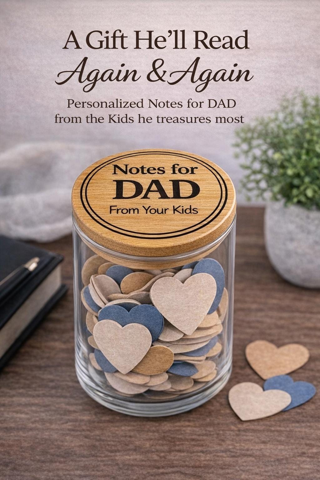 Dad These Notes Personalized Notes for Dad Jar | Father’s Day Gift From Kids - Etsy