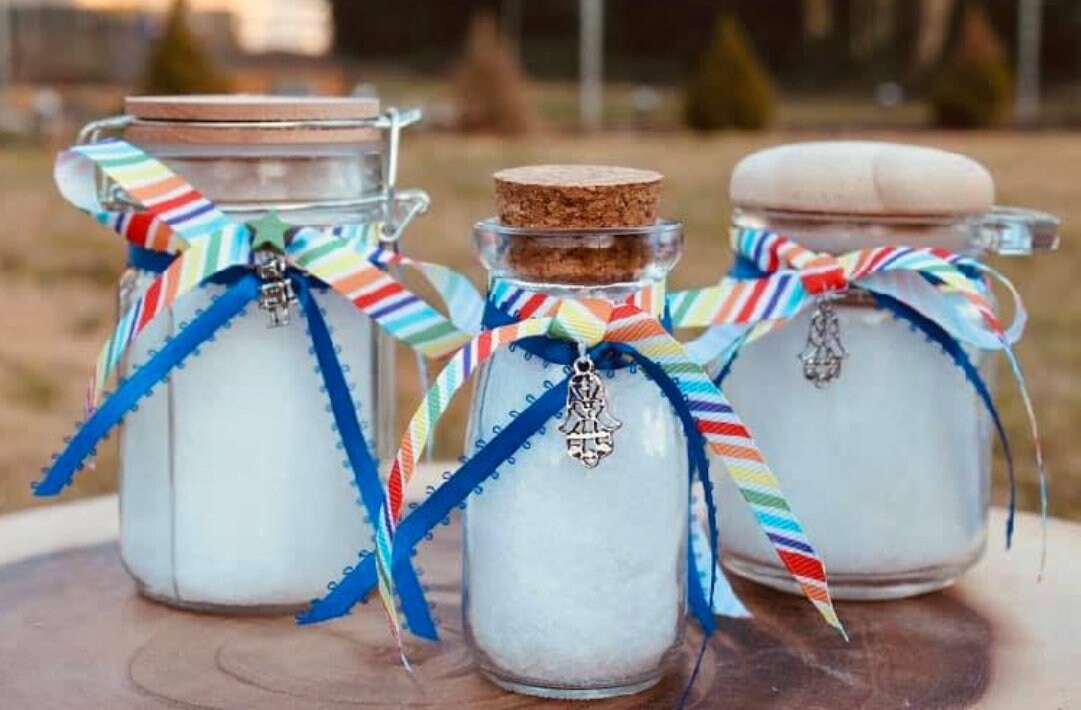 Bath salts, Bath Salt Container, Bath Salt Gift Set, Lavender Bath Salt