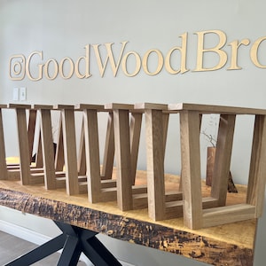 White Oak Coffee Table Legs
