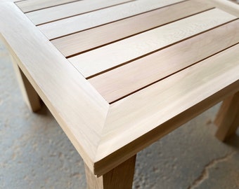 Outdoor Coffee Table Hand Made Using Clear Cedar