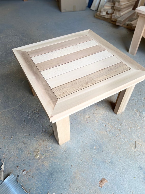 Outdoor cedar cheap coffee table