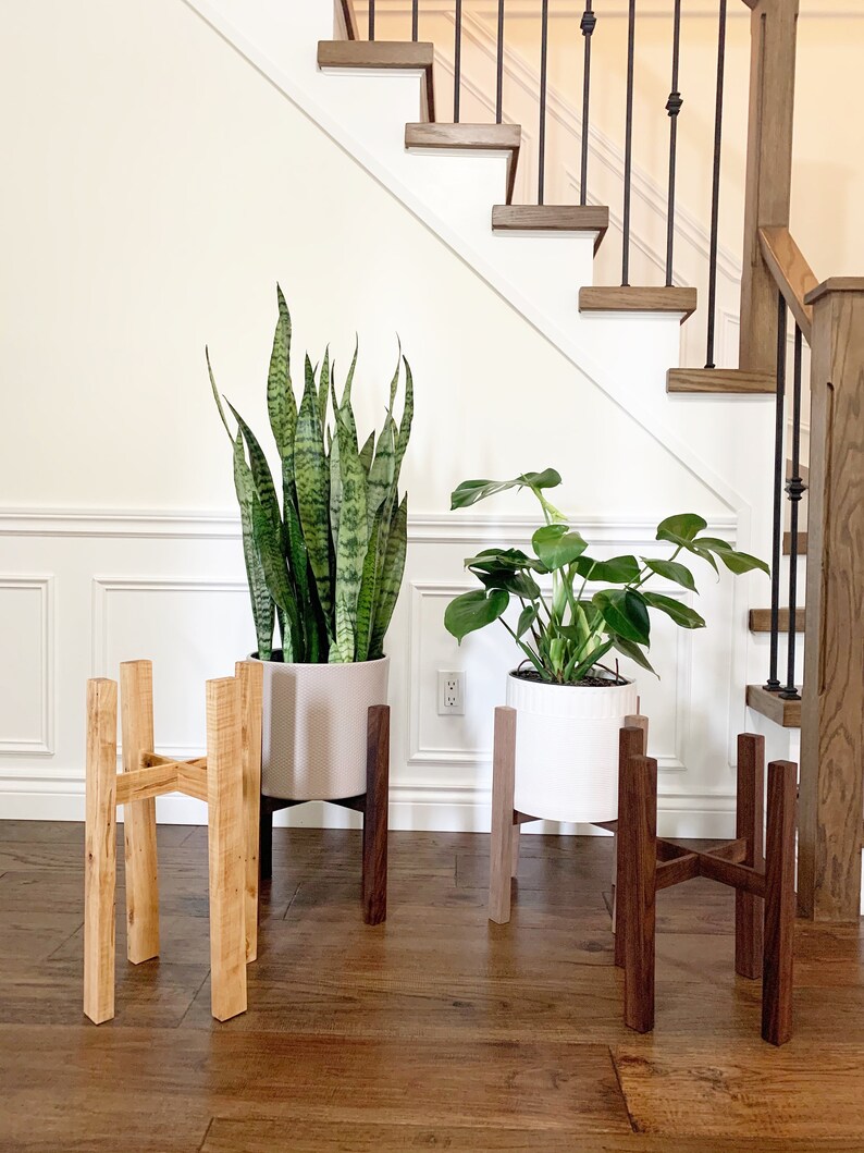 Mid Century Modern Plant Stand original design indoor Etsy