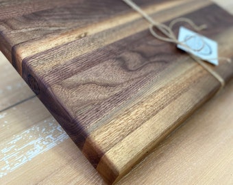 FREE Engraving Serving Board Made Using Solid Black Walnut