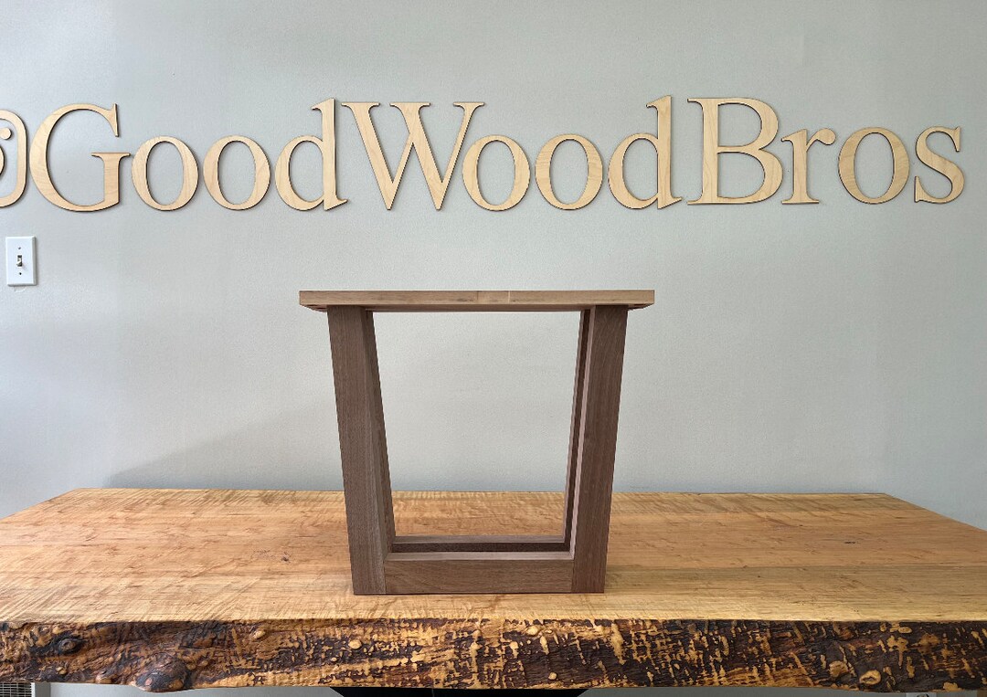 Good Wood Coffee Table Legs solid Walnut Etsy