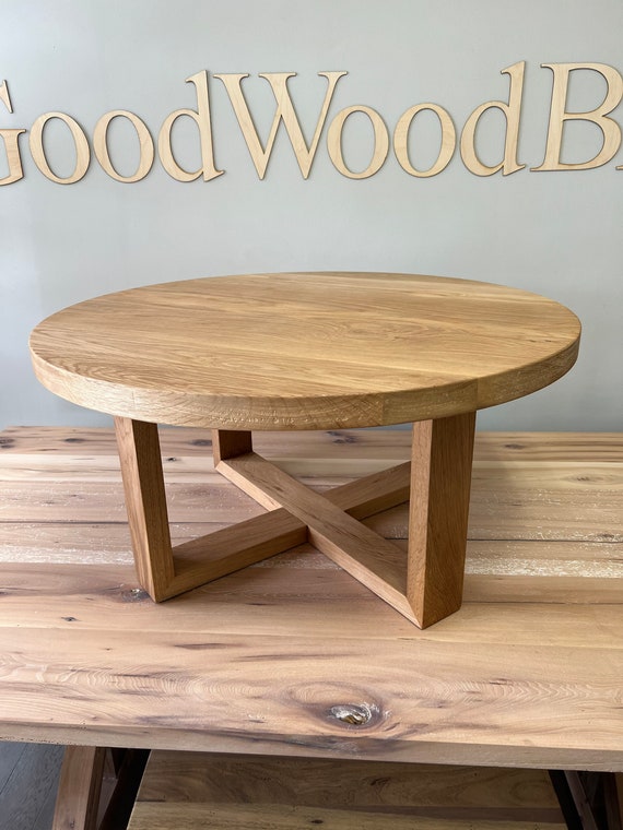 Etsy oak cheap coffee table