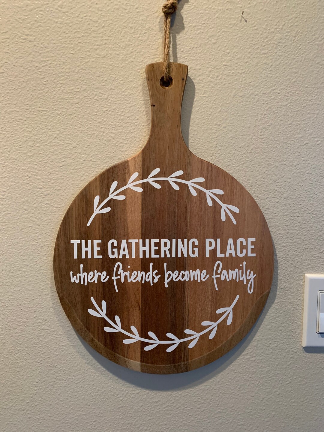 The Gathering Place Sign Etsy