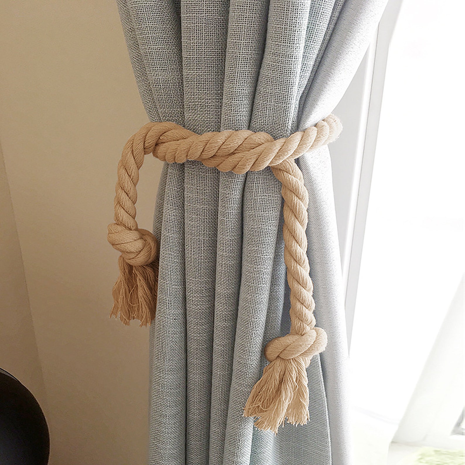 Cotton Rope Curtain StrapsCotton Curtain Holder Rope Curtain Etsy