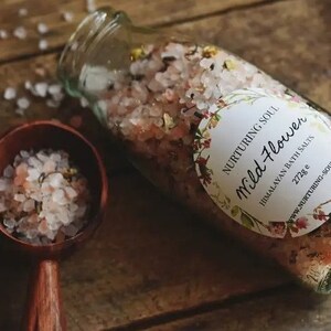 wildflower Himalayan bath salts