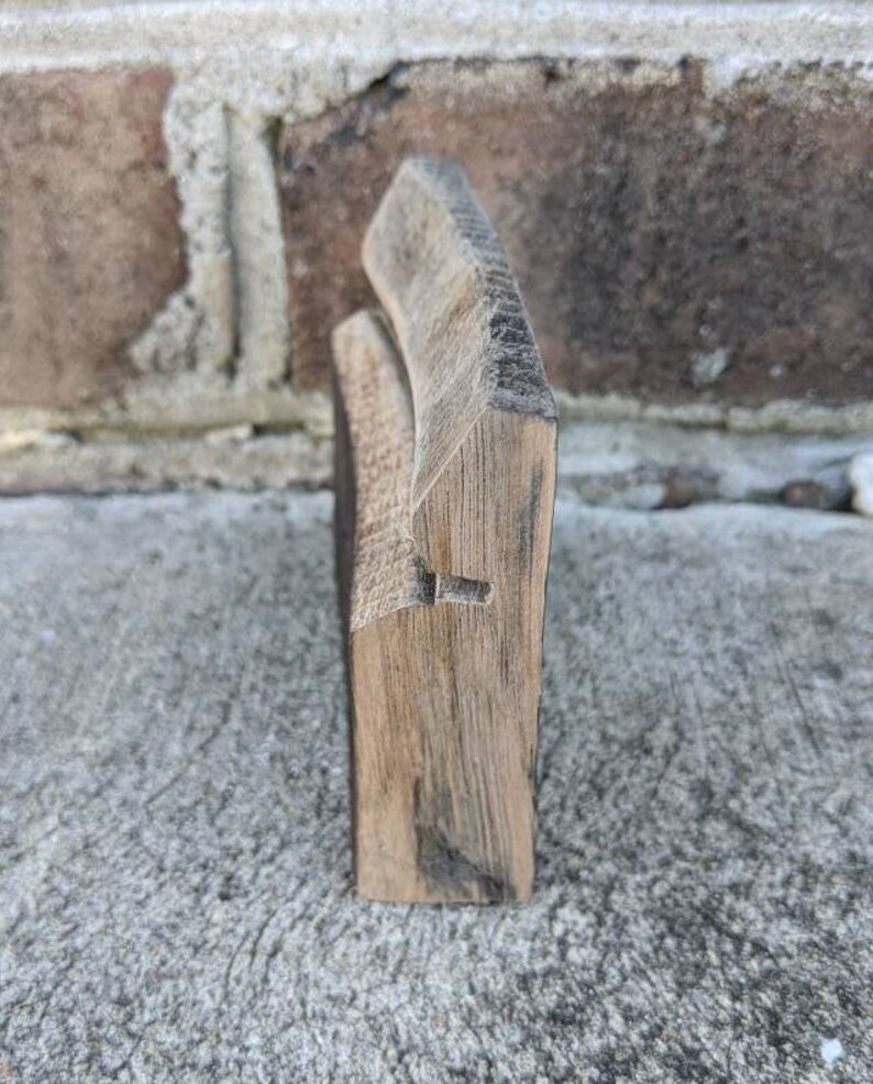 Bourbon Barrel Stave Desk Business Card Holder Office