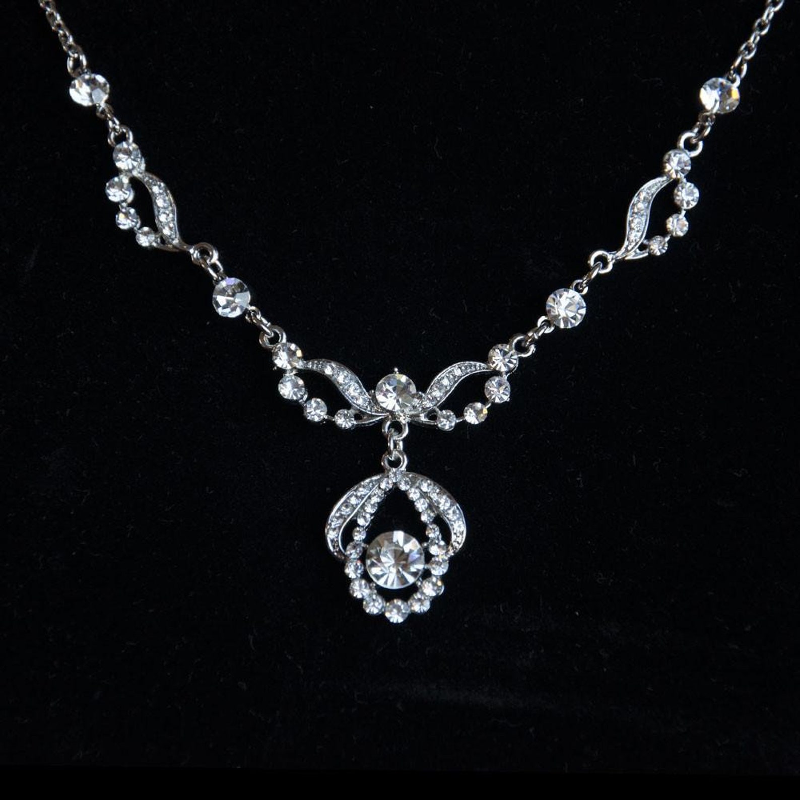 Delicate Silver Bridal Jewelry Set Wedding Jewelry Set for Etsy