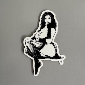 Sexy Pinup Girl Sticker
