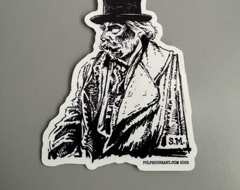 Lee Marvin Cowboy Vinyl Sticker: Indoor Outdoor Decor