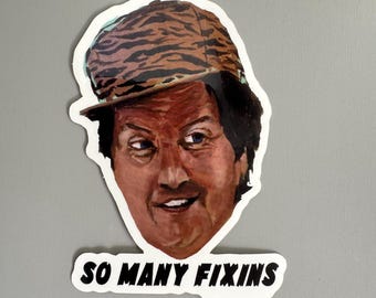 Naklejka Stevie Janowski „So Many Fixins” – ręcznie robiona w USA