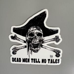 Classic Pirate Sticker!