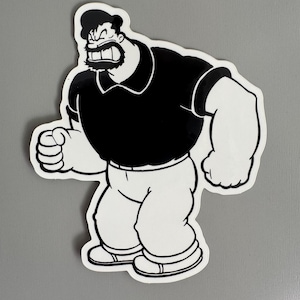 ポパイステッカー Popeye Navy Sticker - Etsy