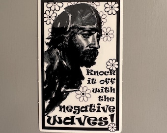 Poster Metallico Vintage Oddball From Kelly's Heroes – Citazione Film “Negative Waves” – 20x30 Cm