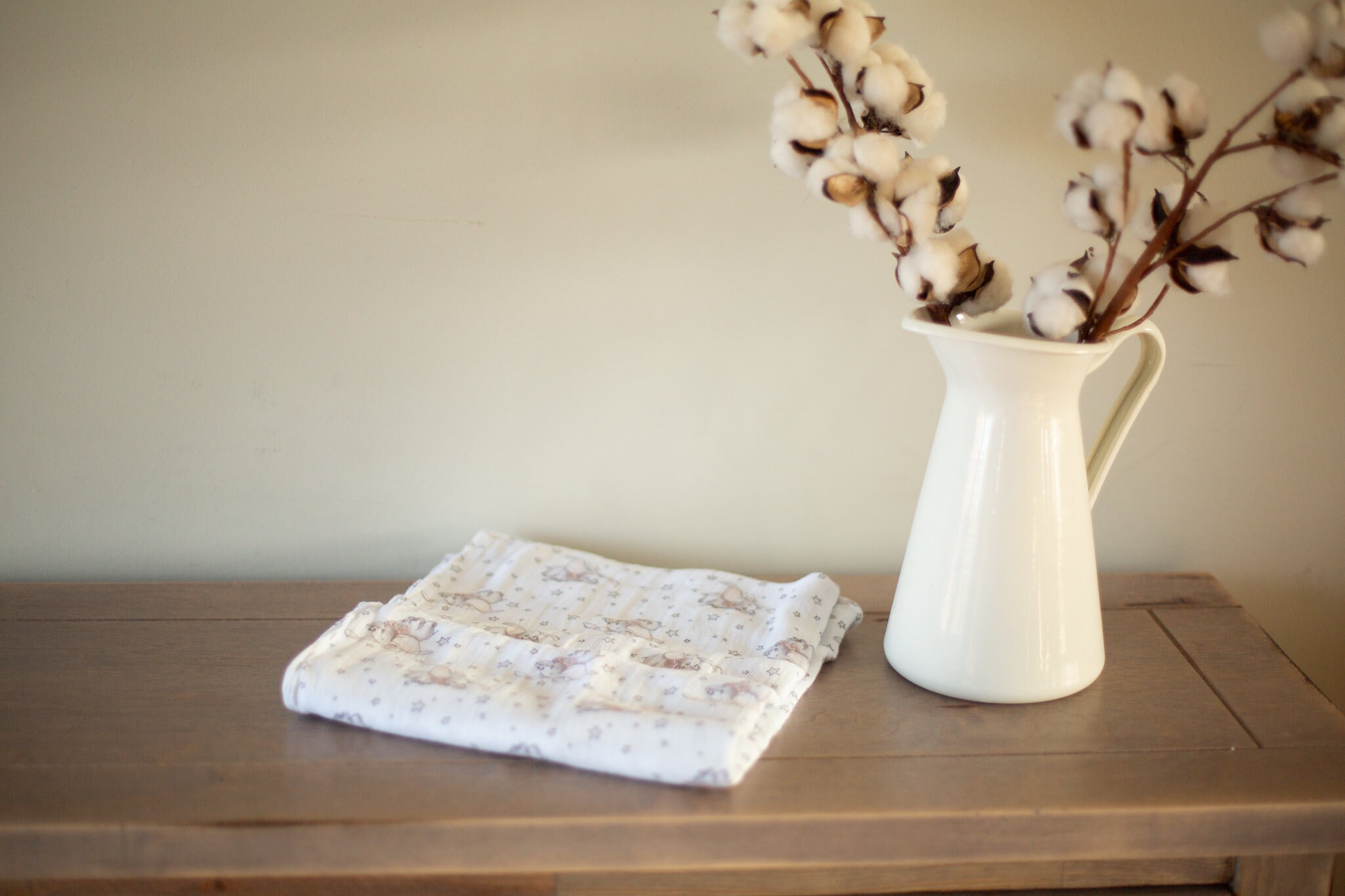 Muslin Swaddle Blanket Dumbo Swaddle Blanket Baby Receiving Etsy