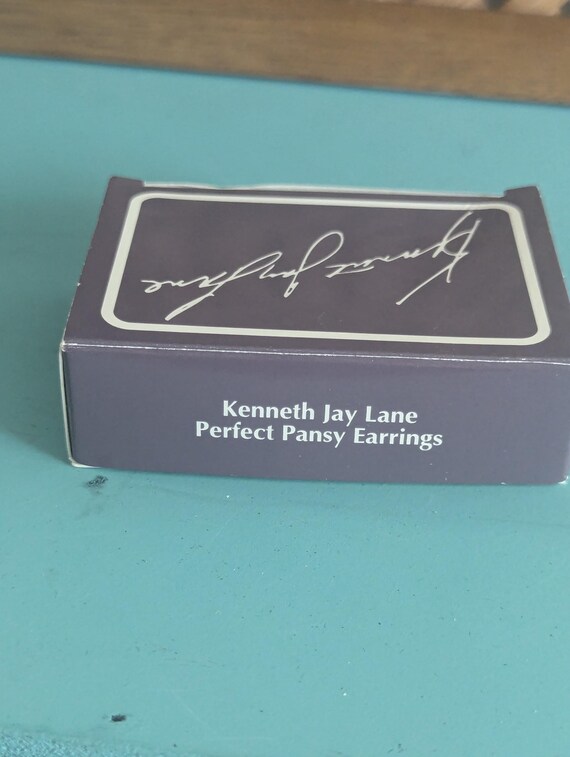 Vintage Kenneth Jay Lane for Avon Perfect Pansy P… - image 9