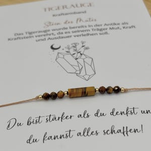 Tigeröga-armband • Kraftarmband • Modarmband • Energiarmband • Inre styrka • Lyckobringare • Ädelstensgåva