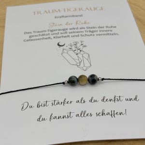 DRÖMTIGERÖGA-armband • Kraftarmband • Balansarmband • Lugn • Skydd • Ädelstensgåva