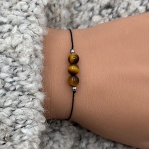Tigerögaarmband • Kraftarmband • Modarmband • Energiarmband • Inre styrka • Lyckobringare • Ädelstensgåva