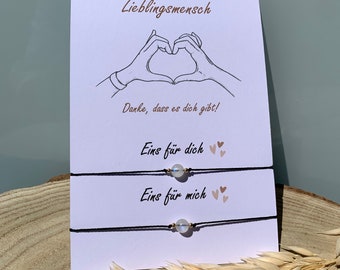 Favorite person • Wish bracelet • Gemstone bracelet • Friendship bracelet • Partner bracelets • choose your desired gemstone gift