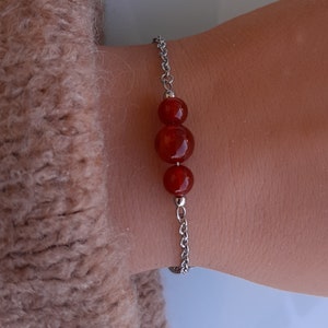 TPIONEER Steinperlen Set - Facettierte Granat & Achat Perlen 2-4 Mm Für Schmuck