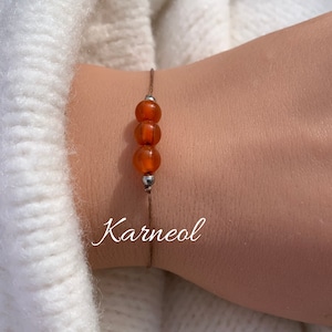Karneolarmband • Energiarmband • Kraftarmband • Vitalitetsarmband med ädelstenar • Kristallarmband • Kraftboostergåva