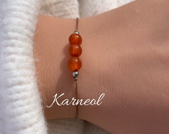 Carnelian Carnelian Believe in yourself Encouragement You can do the bracelet Protection bracelet Gemstone crystals Gift for Easter personalized