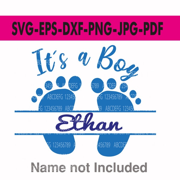 Its a boy vector It's a boy svg  baby svg boy svg baby shower svg png Cutting files Cricut