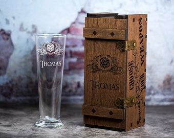 Game Master gift, personalized beer glass, beer mug Christmas gift for him, pint glasses gift for husband, gift for gamer, boyfriend gift