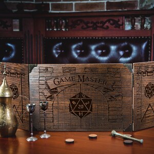 Game Master Screen, Dragon Screen, RPG Games, Table Top Games, Screen, Dice Games
