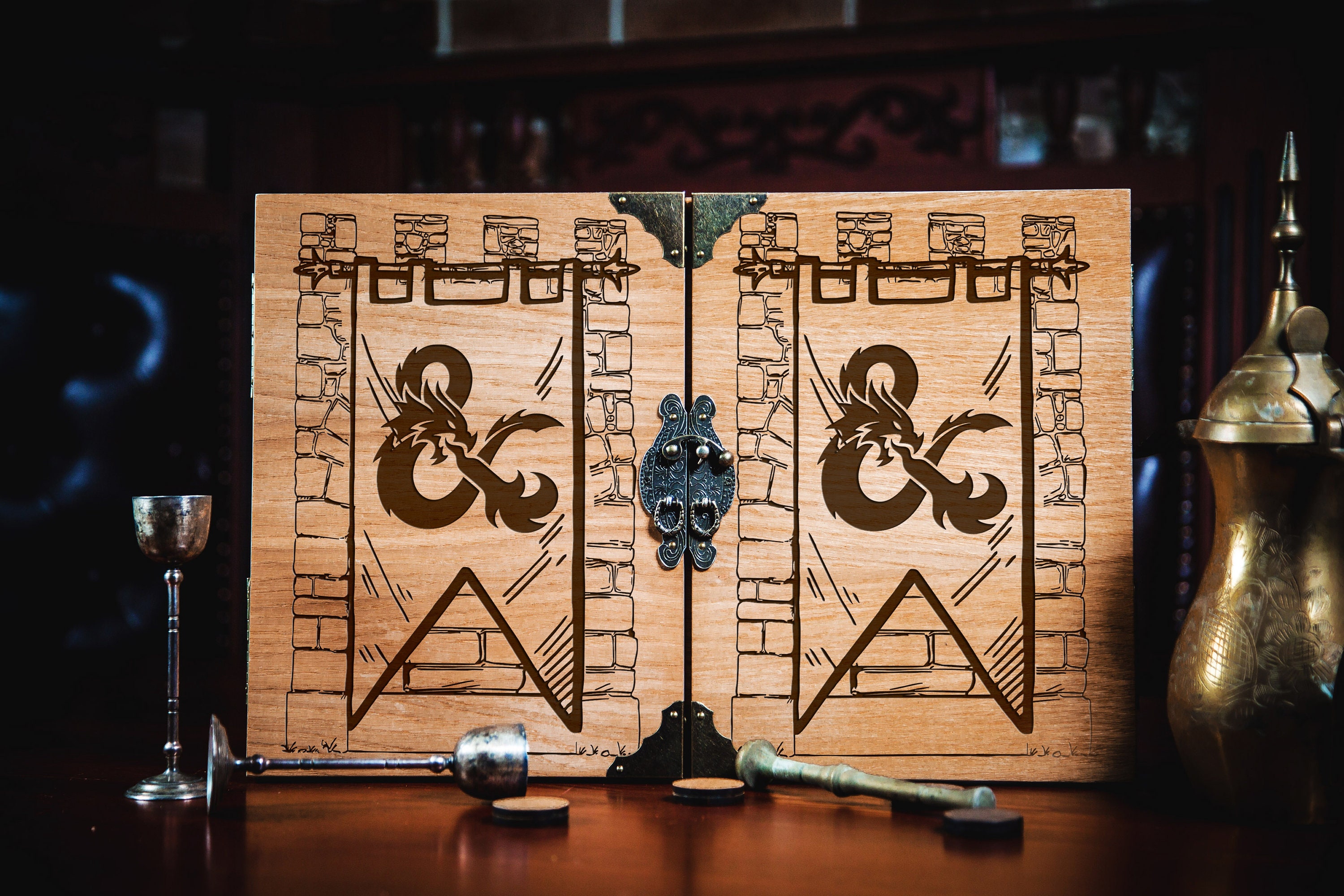 Dungeon Master Bildschirm Würfel Spiele Drachen-Bildschirm | Etsy