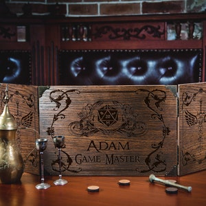 Game Master Screen, Dice Games, Dragon Screen, Game Master gift