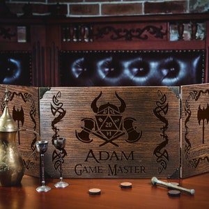 Game Master Screen, Dragon Screen, RPG Games, Table Top Games, Screen, Dice Games screen