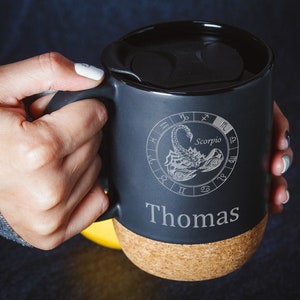 Scorpio mug  Personalized name Zodiac Scorpio zodiac gift Custom Scorpio mug Horoscope mug Astrology gifts  Scorpio birthday