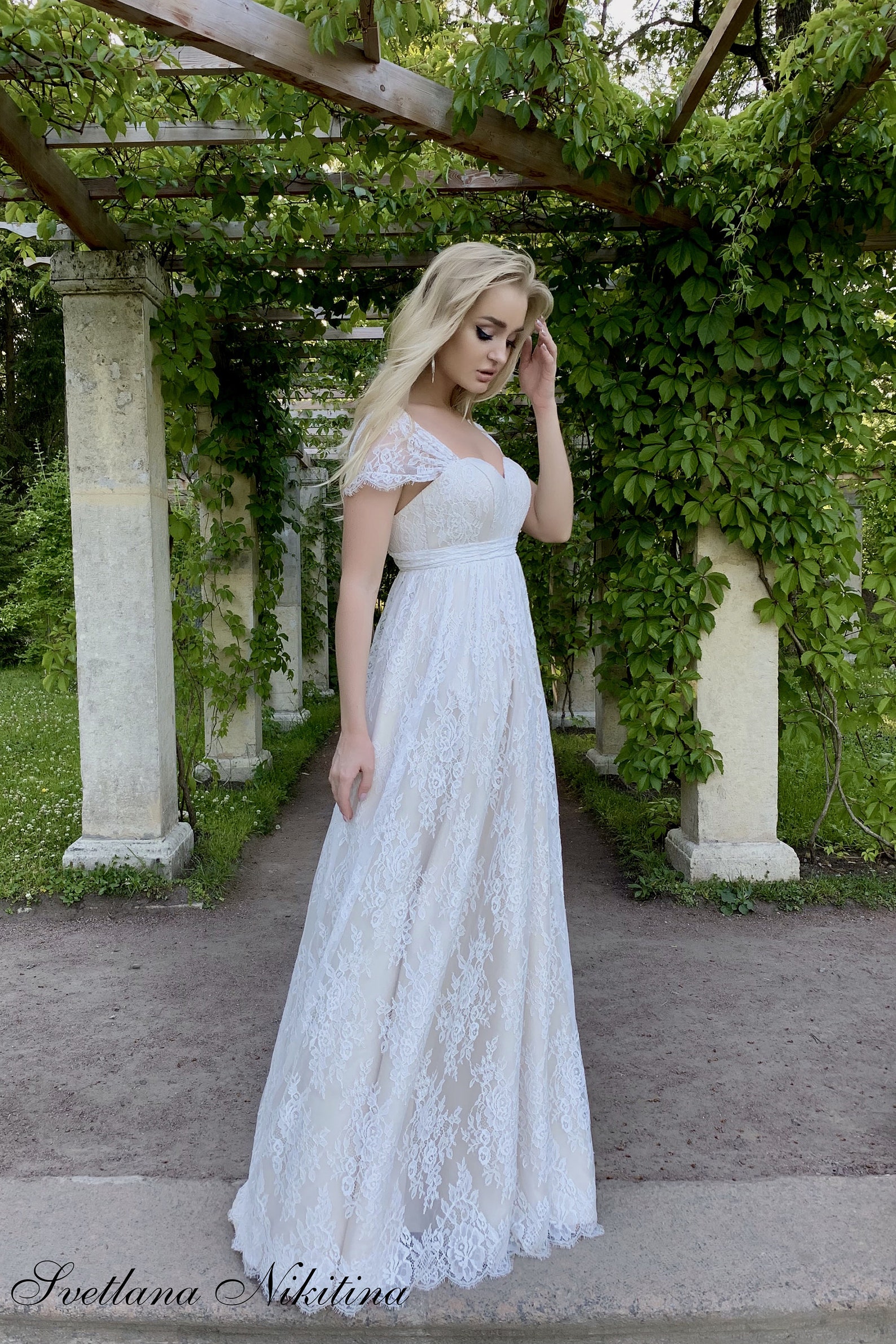 Maternity wedding dress Bohemian lace wedding dress Beach Boho | Etsy