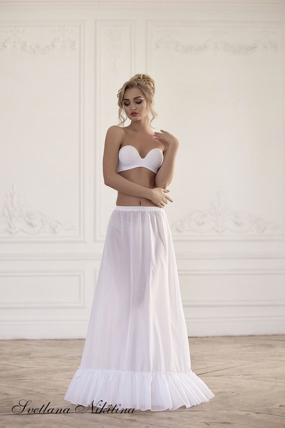 crinoline wedding dress
