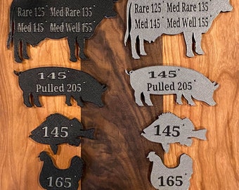 Traeger Compatible Animal BBQ Plastic Magnet For Him Man Cave Decor For Husband Temperature Reading Gift For Boyfriend Summer Grilling Decor
