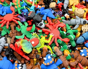 Pocket Pets Articulating Mini Fidget Animals 3D Printed Strong and Durable Sensory ADHD Adorable Animal Pack Christmas Sale