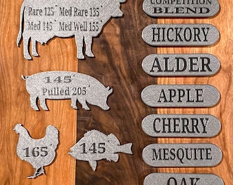 Traeger Compatible BBQ Plastic Gift Men Grilling Party For Husband Barbecue Sign Cooking Utensil Magnet Fridge Farmhouse Grill Pellet Hopper