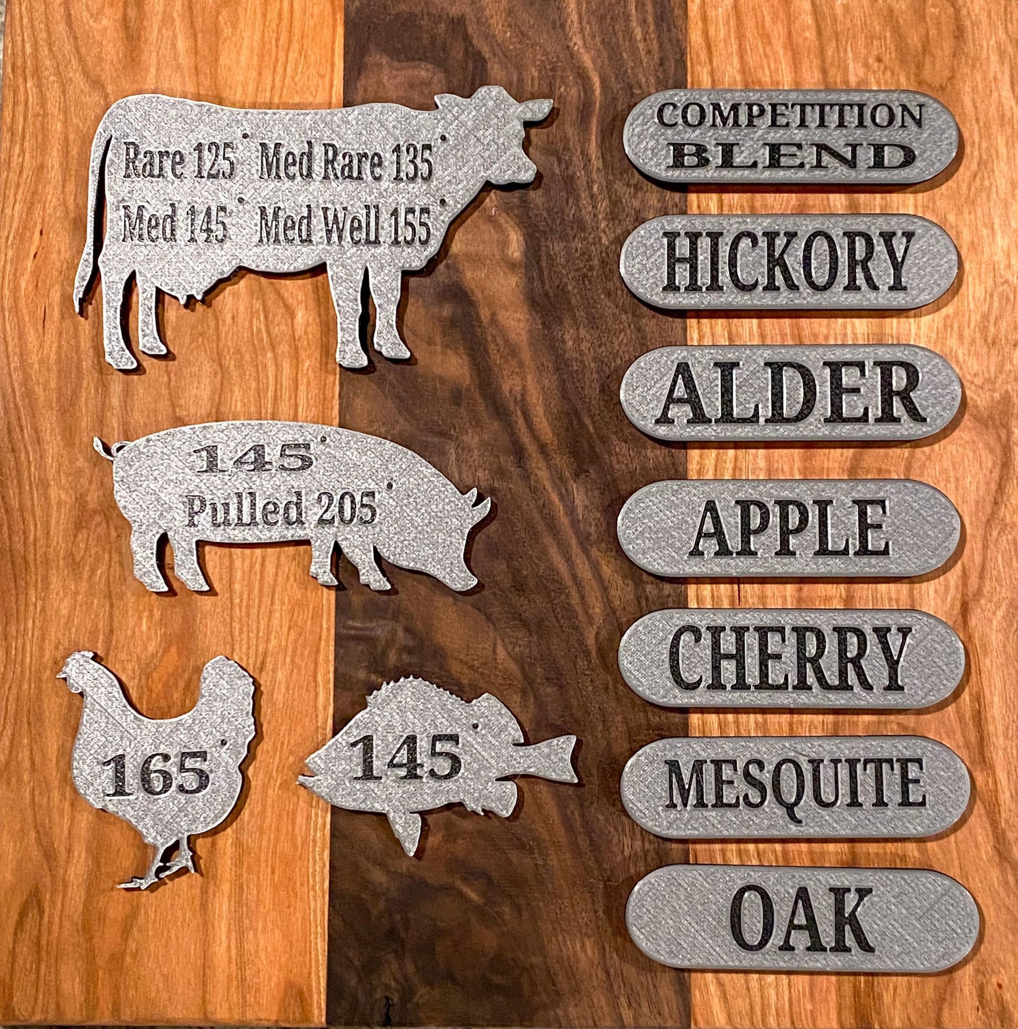 Pit Boss Inspired Animal Temperature Magnets Gift for Husband Garage  Accessories & Man Cave Decor for Him Gift for Husband BBQ Holiday Sale 