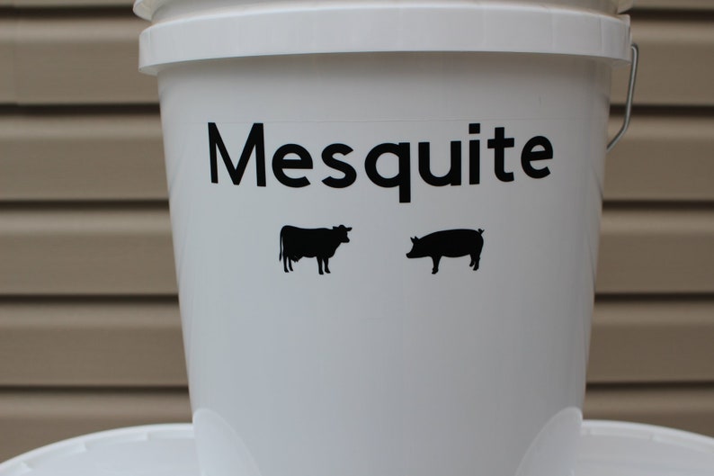 Set of 7 Vinyl Smoker Pellet Labels compatible with Camp Chef