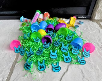 Bunny Shape Tokens for Easter Egg Hunt Filler Reusable Rewards Coupons Prizes Kids Activity Family Night Game Party Favors
