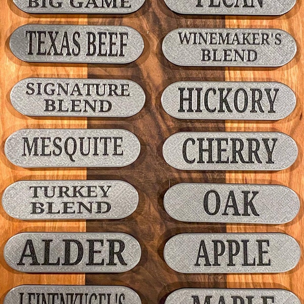 Traeger Inspired Pellet Hopper Magnets - Set of 14, Father’s Day, BBQ, Grilling, Cooking  Easter Sale
