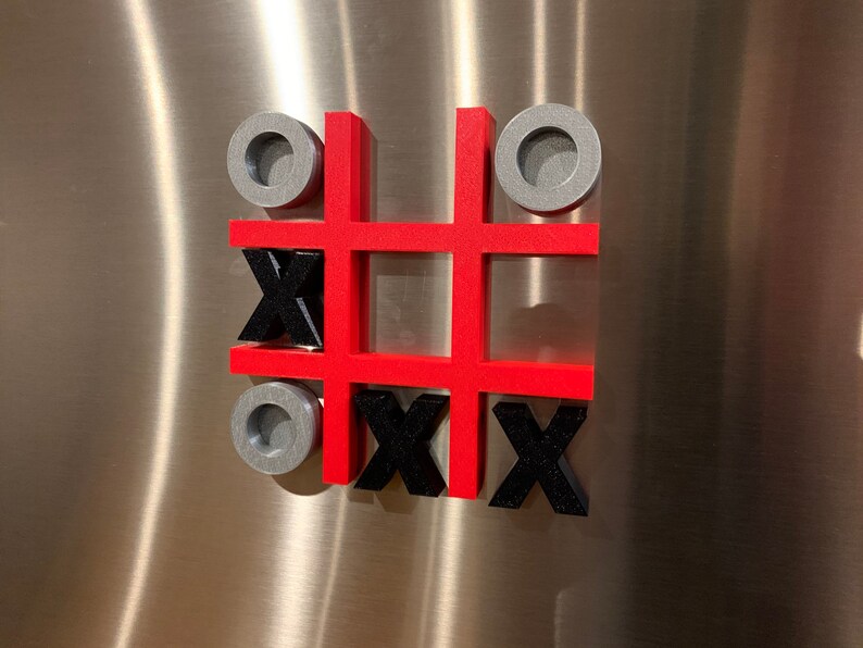 Tic Tac Toe 3D Printed Etsy