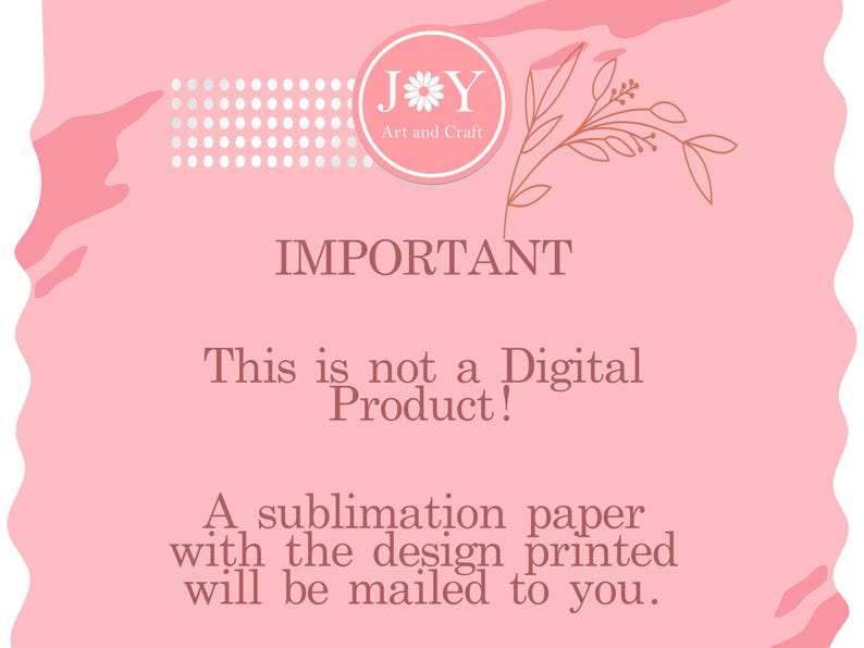 Flowers Mug Sublimation Transfer Ready to Press Preprinted Wrap for