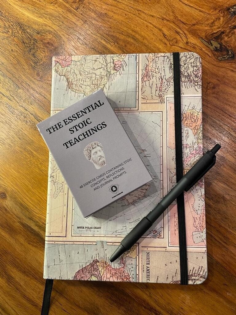 Stoic Exercise Cards Stoic Cards Marcus Aurelius Memento - Etsy Sweden