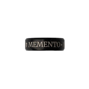 Stoic Ring Memento Mori Momento Mori Ring Stoicism Marcus Aurelius Ring For Stoic Daily Reminder Black Skull Ring Day of the Dead image 8