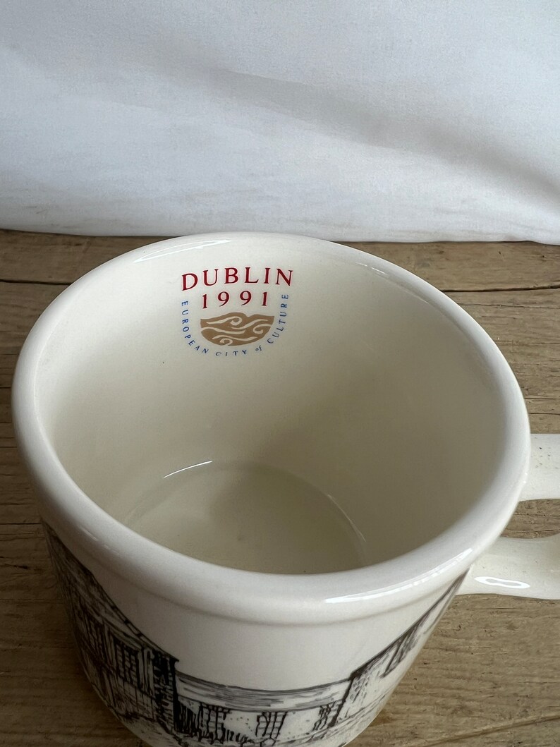 Vintage St Patricks Cathedral Dublin 1991 European City of Culture Mug